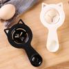 Panificação Doméstico Gatinho Ovo Clara Ovo Gela Filtro Proteína Ovo Líquido Separação Colander Tempero Colher Cozinha Gadget
