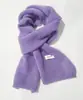 Bufanda de Punto de Color Sólido de Moda para Mujer, Nueva Versátil para Otoño e Invierno, Calentador de Cuello Pequeño para Pareja Estudiante, Personalizable