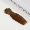 Peine de Sándalo Verde Mini Portátil de Bolsillo Doce Signos del Zodiaco Logo Personalizado Peine de Madera Regalo para Mujer Peine para Bebé