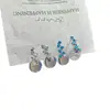 Pendientes Colgantes Redondos de Zirconia con Aguja de Plata, Pendientes Dulces de Diseño de Nicho, Pendientes Elegantes de Nuevo Estilo de Lujo Ligero de Gama Alta