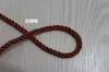 Corda de 6mm de espessura corda trançada de três fios corda colorida corda estampada corda decorativa para cortina de sofá corda de debrum para almofada