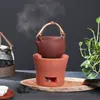 Estufa de Carbón Estufa de Carbón Estufa de Arcilla Roja Estufa Pequeña Estufa Carbón de Oliva Carbón Tetera Kung Fu Hervidor de Agua para el Hogar Estufa para Té