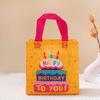 Bolsas de Tote con Estampado de Dulces, Bolsas Impermeables para Llevar, Bolsas de Compras para Niños al por Mayor, Bolsas de Regalo No Tejidas, Cumpleaños Infantil