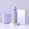 50% de desconto Guarda-Sol Retrátil Super Leve com Cabo Colorido Proteção Solar Cola Preta Guarda-chuva de Chuva Atacado Sensação de Alto Padrão de Bolso Guarda-Sol Feminino