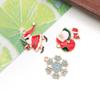 Colgante navideño de aleación de aceite con gota de oro KC de 20 tipos mixto, accesorios de joyería para bricolaje, colgante de joyería, árbol de Navidad.
