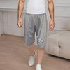 Shorts de Verano Delgados de Seda de Hielo para Hombre, Shorts Casuales Holgados de Talla Grande de Largo Medio para Uso en Casa