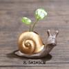 Jarrón pequeño de cerámica creativo, adornos pequeños para el hogar, retro, hidropónico, cobre, dinero, hierba, flor, mini horno Ge, flor, venta al por mayor