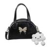 Bolso de mujer estilo coreano con diseño de mariposa, nuevo bolso de mano de moda 2024, bolso informal sencillo tipo bandolera con forma de concha