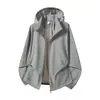 Ropa de protección solar de seda helada para exteriores para parejas, protección UV, unisex, ligera, transpirable, agradable para la piel, chaqueta con capucha