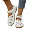 Sandálias Casuais Vazadas Plus Size com Tiras Cruzadas Femininas 2026 Novidade de Verão Mais Vendido na Amazon Sandálias Planas de Cor Sólida Femininas