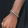 Pulseira Tennis Colorida Pulseira Tennis Full Diamond Cravejada Pulseira de Zircônia para Homens e Mulheres Novas Explosões hipho