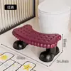 Reposapiés doméstico engrosado para inodoro, ayuda para agacharse, taburete de baño, escalón para inodoro, reposapiés creativo