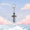 Llavero de Minecraft Tótem de No Muerto Manzana Dorada Armadura de Resurrección Cuchillo Famoso Colgante Acrílico 2D