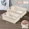Cesta de armazenamento de mesa de imitação de rattan para uso doméstico, organizador de itens diversos para banheiro, cesta de plástico para lanches de cozinha e sala de estar