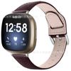 Adequado para Pulseiras de Smartwatch Fitbit Versa3/Sense, Pulseiras de Couro de Alta Qualidade para Versa4, Em Estoque