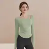 Tops Deportivos a Prueba de Golpes de Manga Corta con Almohadillas en el Pecho, Mallas de Secado Rápido, Tops de Yoga de Manga Corta para Mujer, Ropa Interior Deportiva de Alta Gama para Mujer