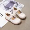 Zapatos de Princesa para Niñas 2025 Otoño Nuevos Zapatos de Cuero para Niñas para Actuación Zapatos de Suela Blanda Mocasines para Bebé Niña