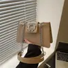 Bolso Coreano con Incrustaciones de Diamantes para Mujer Verano 2025 Nuevo de Moda Tendencia Nicho Bolso de Axila Versátil Bolso Cruzado con Cadena al Hombro
