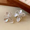Pendientes de Borla Redondos Chapados en Oro Real con Forma de Gota de Agua Hebilla de Oreja de Tendencia de Moda Personalizada Pendientes de Temperamento Europeo y Americano de Alta Gama para Mujer