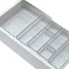 Cajón incorporado caja de almacenamiento de cosméticos partición acrílico tocador escritorio caja de almacenamiento estante para productos para el cuidado de la piel