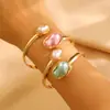 Collar Gargantilla Elegante de Perlas Barrocas Transfronterizo Ins Europeo y Americano para Mujer Conjunto de Joyería de Collar Estilo Simple para el Trabajo
