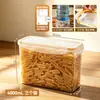 BNBS Caja de almacenamiento sellada de grado alimenticio, recipiente para almacenamiento de granos en el hogar, almacenamiento en gabinete para productos secos y fideos, caja de conservación de alimentos
