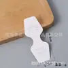 100 piezas por paquete Accesorios para el cabello gomas para el cabello empaque tarjeta de papel etiquetas colgantes para gomas para el cabello tarjetas para gomas para el cabello cartulina encabezado de tarjeta con pegatina al por mayor