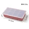 Bandeja de Hielo de Silicona Transfronteriza Verano DIY Fabricación de Hielo Molde de Tiras de Hielo Hogar Fácil de Desmoldar Cubitera Molde de Bola de Hielo Venta al por Mayor