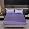 Exportação transfronteiriça para os Estados Unidos Capa de edredom de seda imitada QUEEN três peças Amazon capa de edredom roupa de cama de seda comércio exterior geração