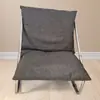Sillón Individual de Lujo Ligero con Cojín Suave de Alta Elasticidad para Sala de Estar, Recepción, Descanso, Uso Doméstico, Cómodo Sillón Perezoso de Ocio con Respaldo