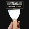 Espátula de Acero de Alto Carbono Rascador Limpiador Paleta Multiusos Espátula Rascador de Vidrio Barra Limpiadora Puesto de Barbacoa Aceite