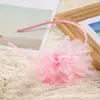 Diadema de Hilo de Gasa Coreano con Flor Grande Diadema Diadema de Princesa Hada Tarjeta de Salida para el Día del Niño Joyería para la Cabeza