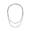Collar Europeo y Americano Transfronterizo de Perlas y Cuentas en Capas Cadena para Clavícula Fresca de Lujo Ligero Lujo Ligero de Gama Alta Accesorios Versátiles para Collares Venta al Por Mayor