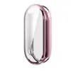 Adequado para Capa Protetora Xiaomi Mi Band 10Pro, Mi Band 9/8 Capa Macia Integrada de Cobertura Total em TPU Galvanizado com Película