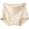 Pantaletas Antibacterianas de Cintura Alta Control de Abdomen 10A, Algodón Puro, Entrepierna Extendida, Sin Costuras, Tallas Grandes para Mujer, Transpirables y Cómodos Boxer Briefs