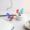 Artesanías de Vidrio Zibo Corona de Unicornio Gallo Estilo Simple Adorno Pequeño Creativo Animal de Dibujos Animados Realista Micro Paisaje