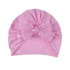 Gorro de Algodón Puro para Bebé Recién Nacido con Lazo de Pedrería y Set de Cartón, Exclusivamente para Mercados Transfronterizos Europeos, Americanos y de Oriente Medio