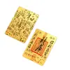 Pegatinas Personalizadas de Oro Puro 999 para Teléfono, Pegatinas de Lámina de Oro de 2mg con Logo Personalizado, Láminas de Oro Atractoras de Riqueza para Venta al por Mayor