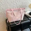 Bolso de Axila de Cuadros de Gran Capacidad de Moda Europeo y Americano para Mujer 2025 Nueva Moda Versátil Simple Bolso Tote de Hombro Único para Viajes Diarios