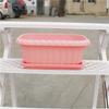 Invernadero de hortalizas jardinería balcón base maceta para plantar puerro fábrica mayorista en maceta rectangular color engrosado