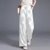 Pantalones anchos estampados para mujer, verano 2026, de cintura alta, fluidos, estilo nuevo, pantalones rectos holgados, adelgazantes, pantalones casuales a la moda, modernos