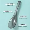 Colheres descartáveis, colheres de sopa de plástico de grau alimentício, embaladas individualmente, com cabo longo, tamanho grande, espessadas, adequadas para sobremesas e uso comercial