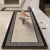 Tapete Simples para Chão de Cozinha Absorção de Água Absorção de Óleo Antiderrapante Almofada para Pés Tapete de Chão de Lama Diatomácea Resistente ao Desgaste Resistente à Sujeira Tapete de Cozinha para Restaurante Dropshipping