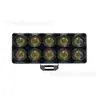 Faro de Motocicleta con Doble Fila de 6 LEDs, Faro de Doble Color, Luz Fuerte, Ultra Brillante, Limpia-Carretera, Luz de Modificación para Vehículo Eléctrico Externo