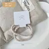 Otoño e Invierno Sencillo y Elegante Versátil Goma para Coleta Serie de Nuevos Colores Coreanos Cuerda para el Cabello Diagonal de Alta Elasticidad Diadema de Colores
