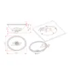 Lavabo para autocaravana, lavabo ovalado, lavabo de baño, fregadero moldeado por succión, lavabo universal para autocaravana Datong, accesorios de modificación para autocaravana