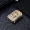 Liga de Zinco Tendência Cartão de Empurrar Portátil Blocos de Construção Deslizador EDC Giroscópio Metal Cruzamento Dedo Brinquedo de Descompressão Caixa Surpresa EDC