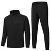 Nuevo Conjunto Casual de una Sola Capa Fino para Hombre Primavera/Otoño 2026, Chaqueta Deportiva con Cuello Alto, Cárdigan, Conjunto Deportivo de Dos Piezas para Correr al Aire Libre