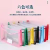 Bolsa para documentos transparente de botón a presión engrosada de fábrica directa con acabado de borde, bolsa de archivo de oficina PP impermeable y a prueba de polvo