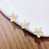 Venda Quente Nova Versátil Decorações 3D Multicor para Nail Art Flor Resinada Doce Flor de Cinco Pétalas Decorações para Capa de Celular Brincos